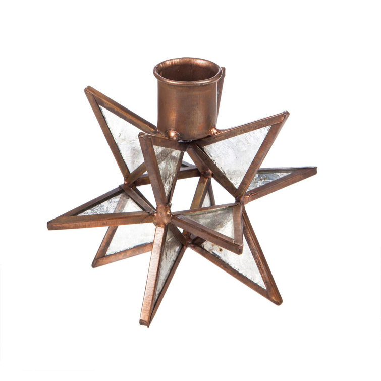 Cypress 4'' H Metal Tabletop Candle Holder Wayfair